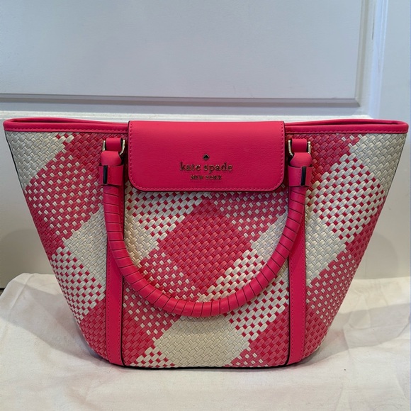 Kate Spade Oversized Woven Wild Rose